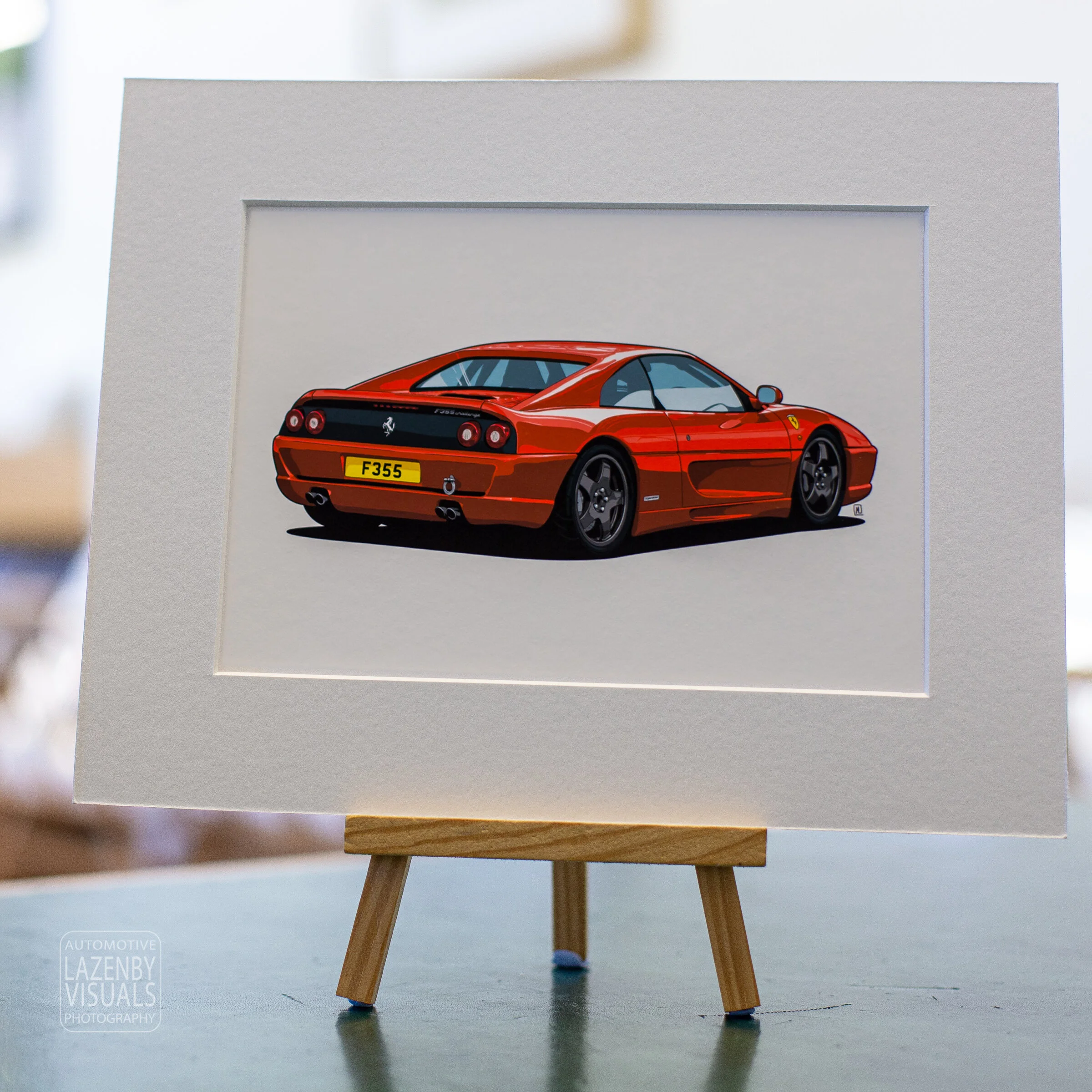 Ferrari F355 Challenge open edition Italian super car artwork